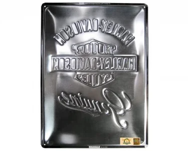 3D Metallskylt Harley-Davidson Genuine 30x40