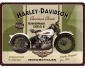 3D Metallskylt Harley-Davidson Knucklehead 30x40
