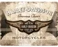 3D Metallskylt Harley-Davidson American 30x40