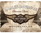 Köp 3D Metallskylt Harley-Davidson American 30x40
