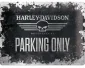 3D Metallskylt Harley-Davidson Skull Park 30x40