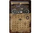 Köp 3D Metallskylt Harley-Davidson Kalender Genuine Wall 20x30