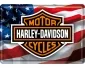 Vykort Harley Davidson - USA
