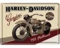 Vykort Harley Davidson - Genuine & Bike