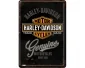 Vykort Harley Davidson - Genuine & Logo