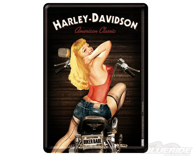 Köp Vykort Harley Davidson - Biker Babe