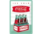 Köp 3D Metallskylt Coca Cola - 6-pack 20x30