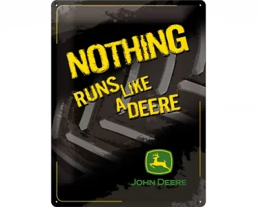 Köp 3D Metallskylt John Deere - Nothing 30x40