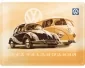 3D Metallskylt VW - Käfer & Bus 30x40