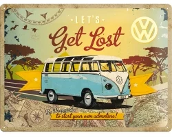 Köp 3D Metallskylt VW - Get Lost 30x40