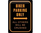 Köp 3D Metallskylt Best Garage - Biker Parking 30x40