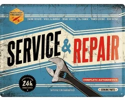 Köp 3D Metallskylt Best Garage - Service & Repair 30x40