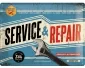 3D Metallskylt Best Garage - Service & Repair 30x40