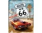 3D Metallskylt Route 66 - Main Street 30x40