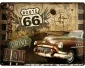 3D Metallskylt Route 66 - Drive 30x40