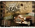 Köp 3D Metallskylt Route 66 - Drive 30x40