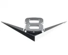 Köp Emblem Chrome Style - V8 Embed Wide