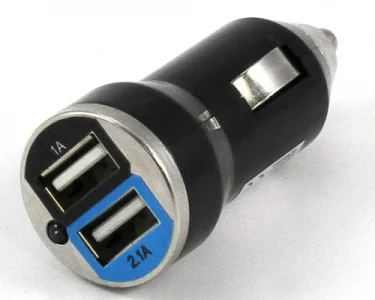 Köp USB Adapter för Cigguttag - Dual Slim