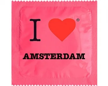 Köp Kondom - I Love Amsterdam Rosa Kondom - I Love Amsterdam Rosa