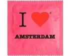 Köp Kondom - I Love Amsterdam Rosa
