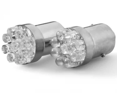 Köp LED Glödlampa BA15s 9-LED Vit