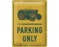 Köp 3D Metallskylt Tractor Parking 30x40