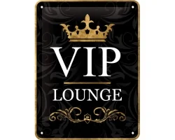 Köp 3D Metallskylt VIP Lounge - Svart 15x20