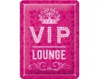 Köp 3D Metallskylt VIP Lounge - Rosa 15x20