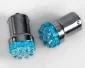 LED Glödlampa BA15s 9-LED Blå