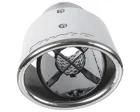 Slutrör Krom Oval Turbo