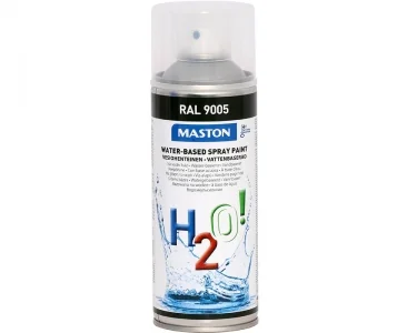 H2O Vattenbaserad Spray - Djupsvart