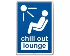 Köp Metall-Vykort Chill Out Lounge