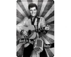 Köp 3D Metallskylt Elvis Rock n Roll 20x30