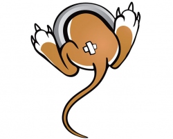Köp Mouse in a Hole - Dekal
