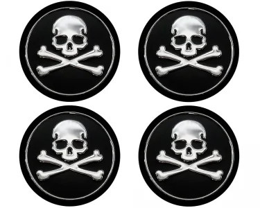 Köp Alu Wheel Trim Skulls Bones Alu Wheel Trim Skulls Bones