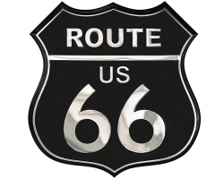 Köp Route 66 - Metal Emblem