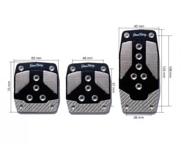 Fotpedal Carbon Shade