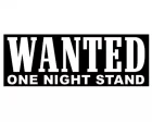 Köp Dekal - Wanted one night... - III