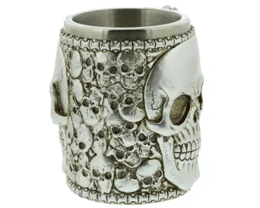 Köp Mugg Silver Skull & Skulls Mugg Silver Skull & Skulls