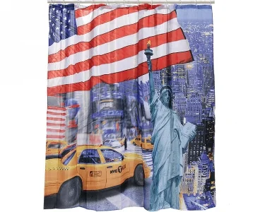 New York Flagg - Duschdraperi