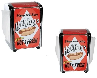 Servetthållare Retro - Hot Dogs