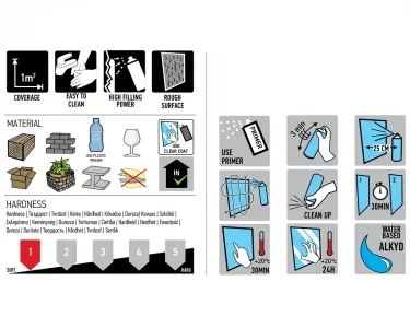 Stone Effect Dekorspray - Marmor