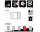 Decoeffect Dekorspray - Frostat Glas
