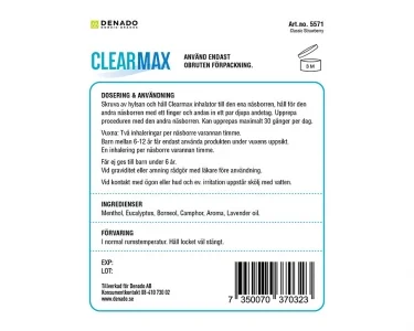 ClearMax Inhalator Classic Strawberry