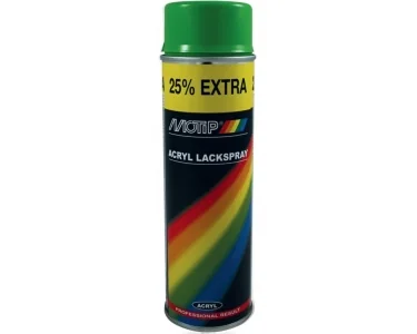 RAL Acryl Sprayfärg Motip, 6018 Gul-grön