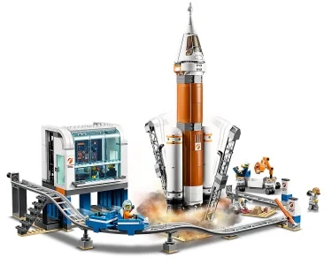 LEGO City Space Port 60228, Rymdraket och uppskjutningskontroll