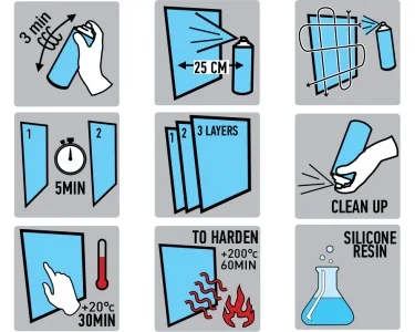 Köp Värmebeständig Sprayfärg 600 C Värmebeständig Sprayfärg 600 C, Silver