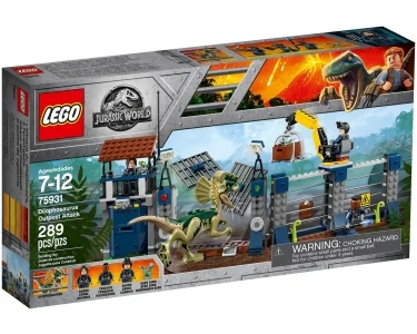 Köp LEGO Jurassic World 75931 LEGO Jurassic World 75931, Dilophosaurus Outpost Attack