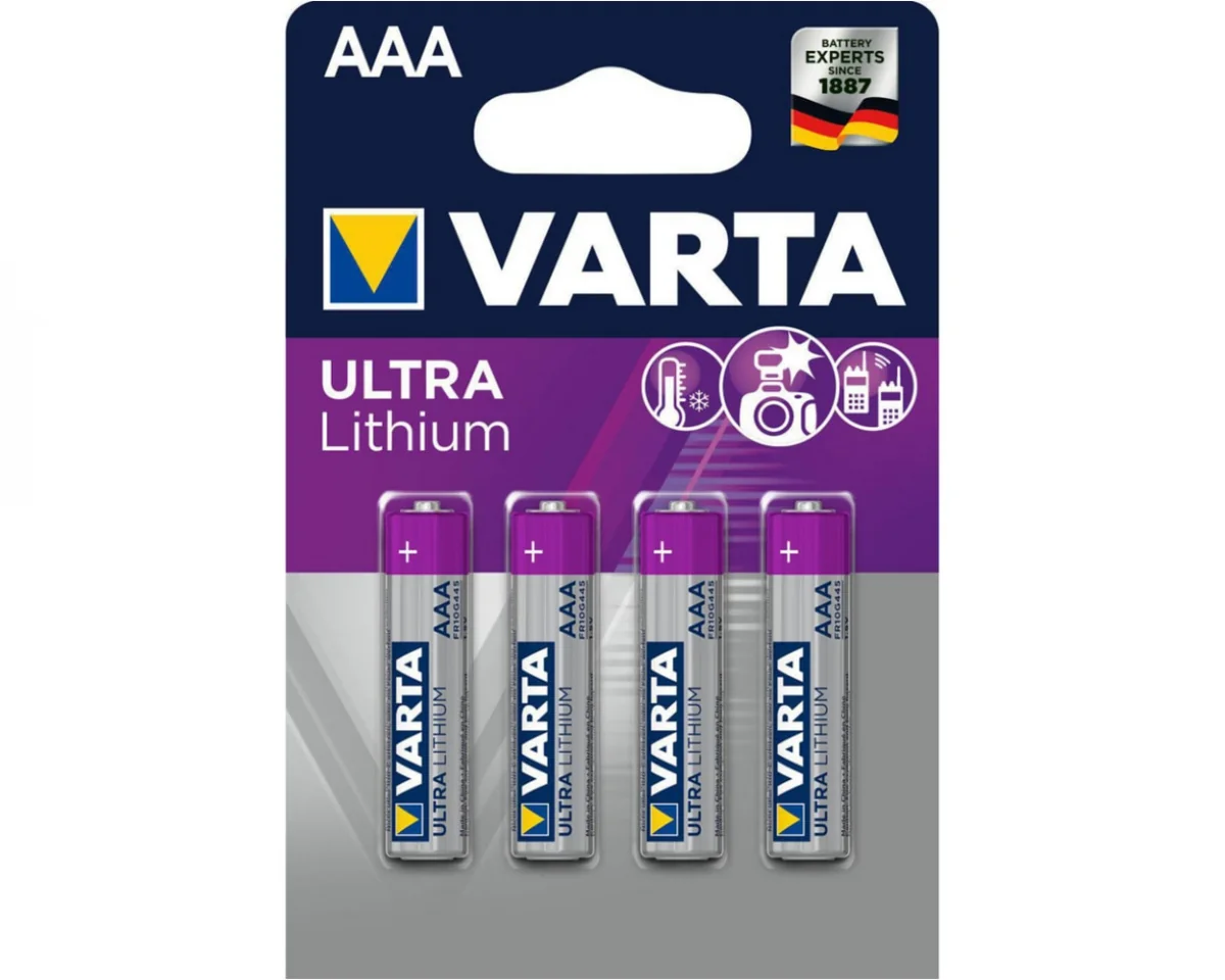 Köp Batteri Varta Ultra Lithium AAA LR03