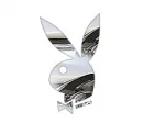 Dekal - Playboy Kanin Stor KROM 